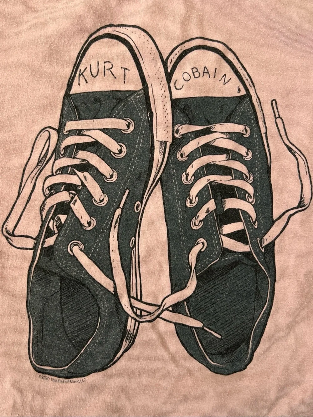 GAP Pink Tee with Navy Sneaker Illustration
